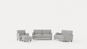 Howard Classic Sofa Group 3 Seater 2 Seater Armchair Footstool Gr