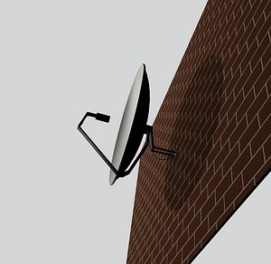 satellite dish 3d model