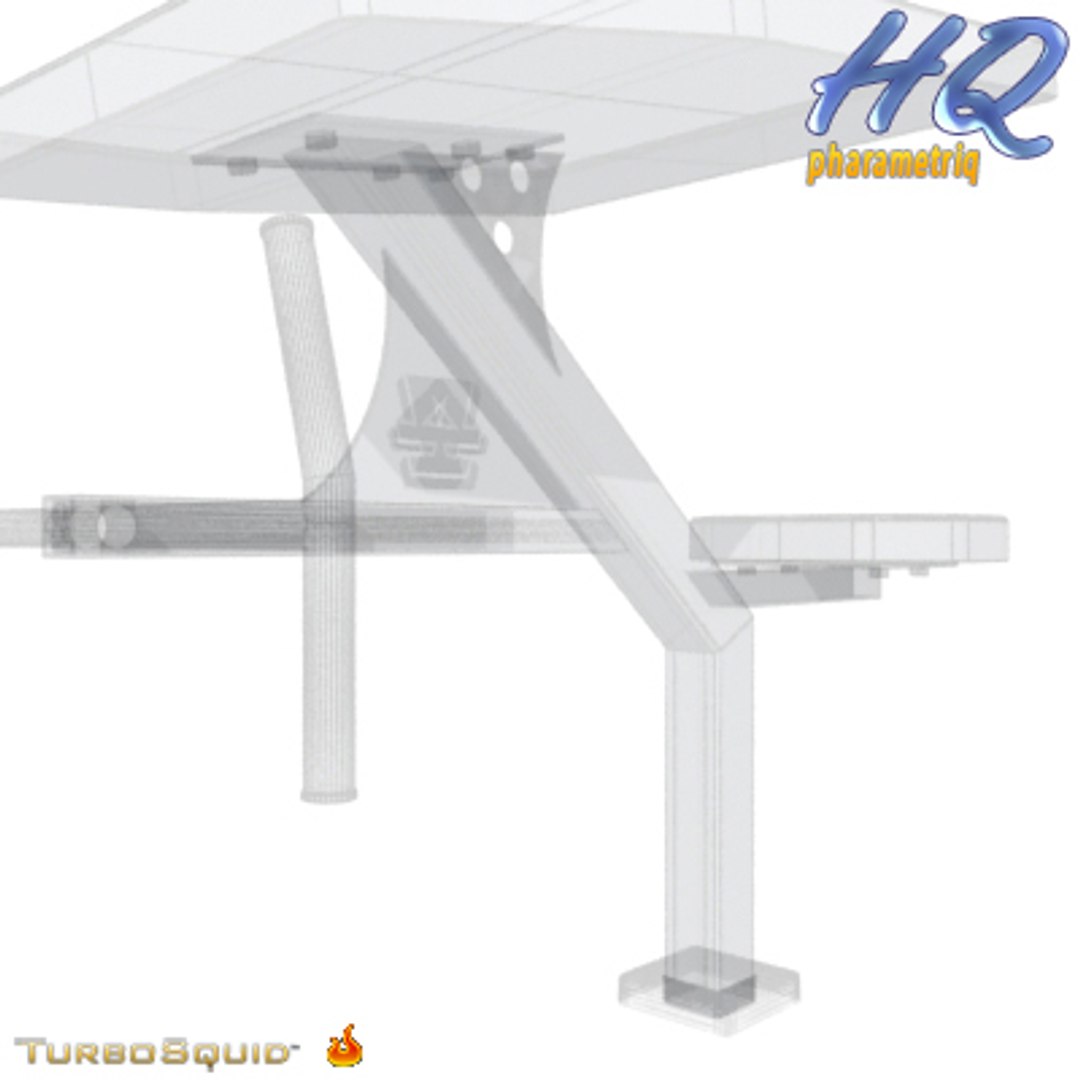 Pool Starting Block 01 3d 3ds