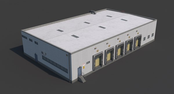 3D industrial building 19 - TurboSquid 1419663