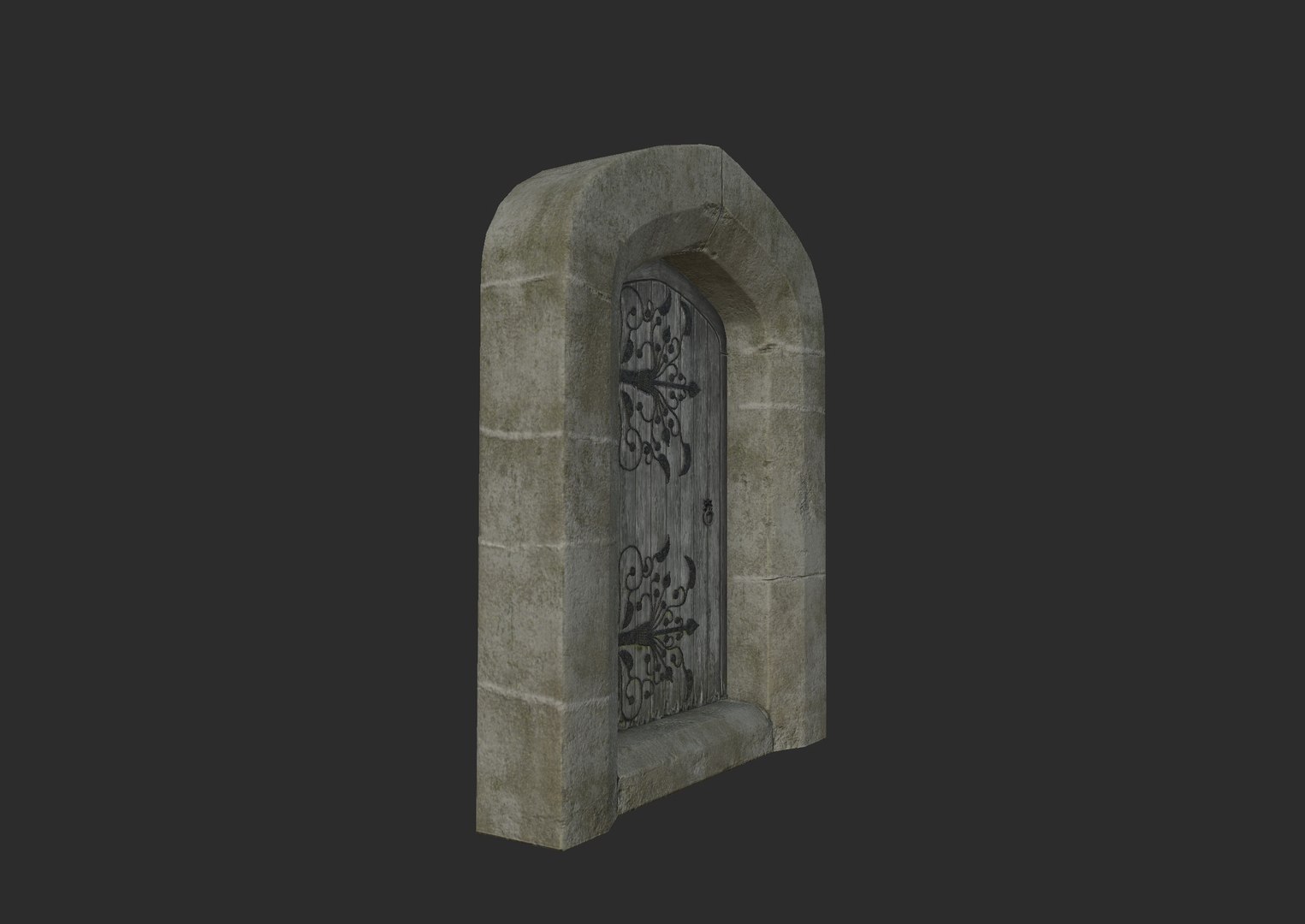 Medieval door 3D - TurboSquid 1607424