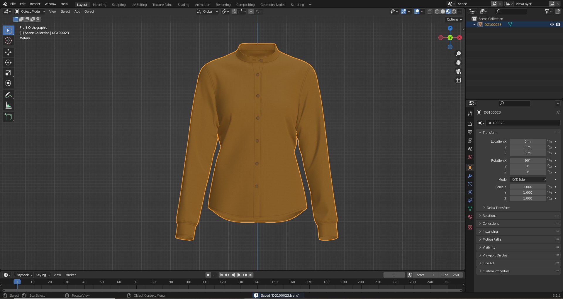 3D Women Long Sleeve Casual Shirts New Arrival Model - TurboSquid 1956309