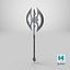 Battle Axe 07 All PBR Unity UE Textures Included