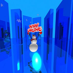 3D christmas mirrors