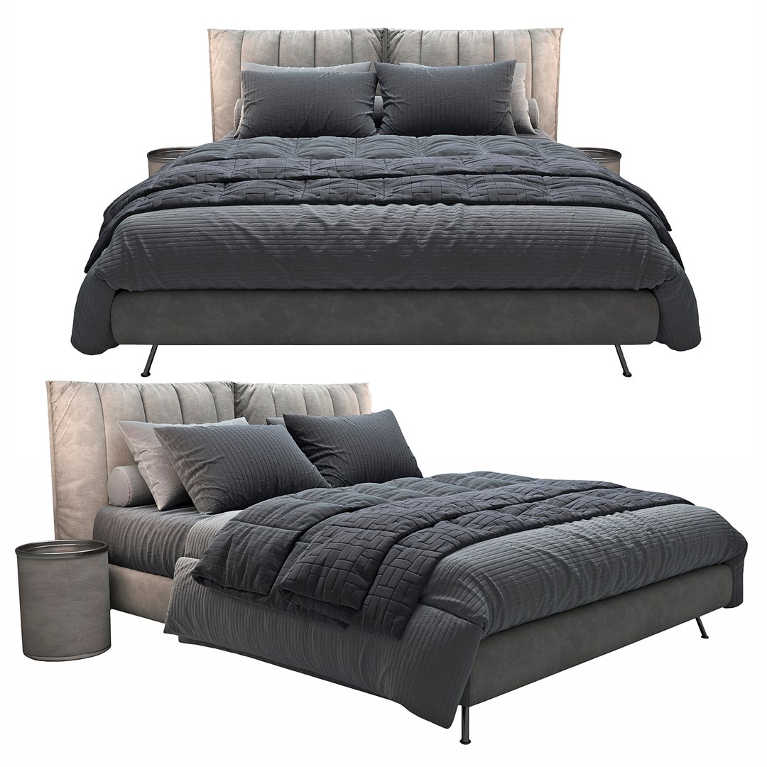 3D Bed ON LINE Ditre Italia Model TurboSquid 1841411