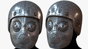 Gas mask respirator scifi mode 3D model