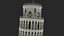 3D leaning tower pisa model