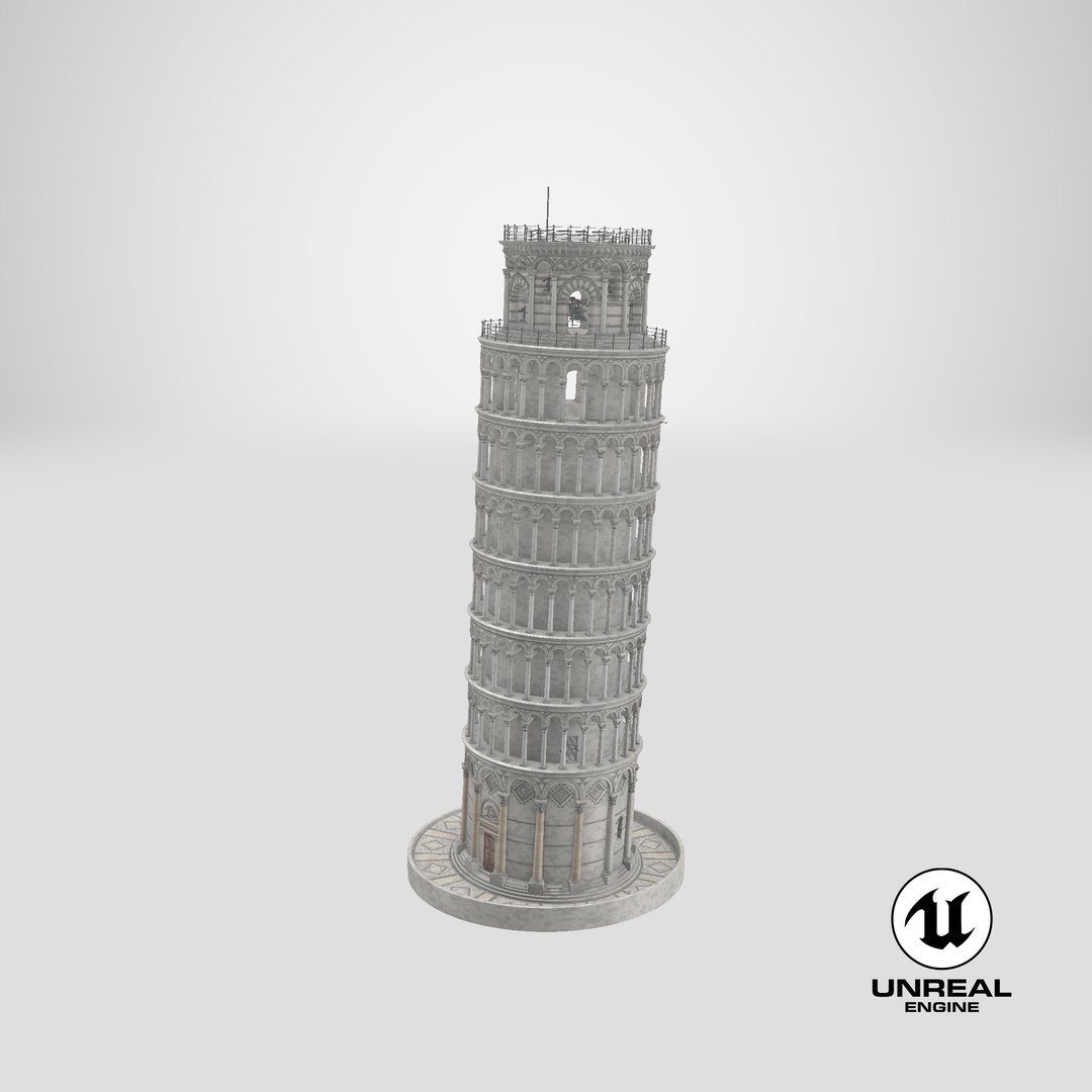 3D leaning tower pisa model https://p.turbosquid.com/ts-thumb/rm/FxNZJv/9unYDkaE/stemcell_unreal_render/png/1598161183/1920x1080/fit_q87/a5ac3a3969d34e05fdd0f277f60aaaf8700d6553/stemcell_unreal_render.jpg