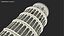 3D leaning tower pisa model