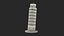 3D leaning tower pisa model