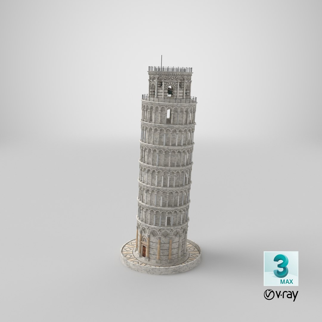3D leaning tower pisa model https://p.turbosquid.com/ts-thumb/rm/FxNZJv/TCUzrtGS/stemcell_max_vray_render/png/1598161192/1920x1080/fit_q87/f1b3432f608dd40329a8ff0ff6a0d2dad4dbc917/stemcell_max_vray_render.jpg