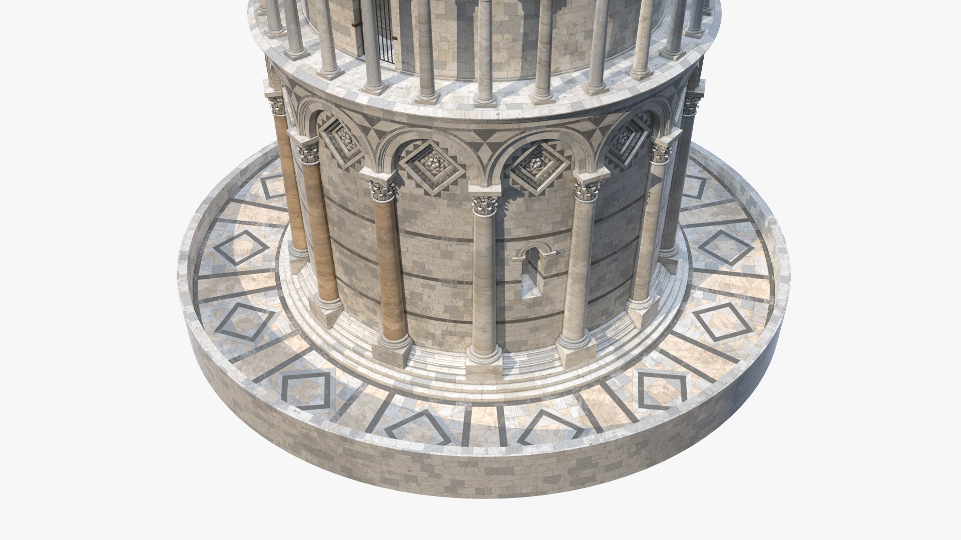 3D leaning tower pisa model https://p.turbosquid.com/ts-thumb/rm/FxNZJv/cpdDUlxz/leaningtowerofpisac4dmodel013/jpg/1590818271/1920x1080/fit_q87/841d7873981435e6ebfe8fed777785135bea7c35/leaningtowerofpisac4dmodel013.jpg