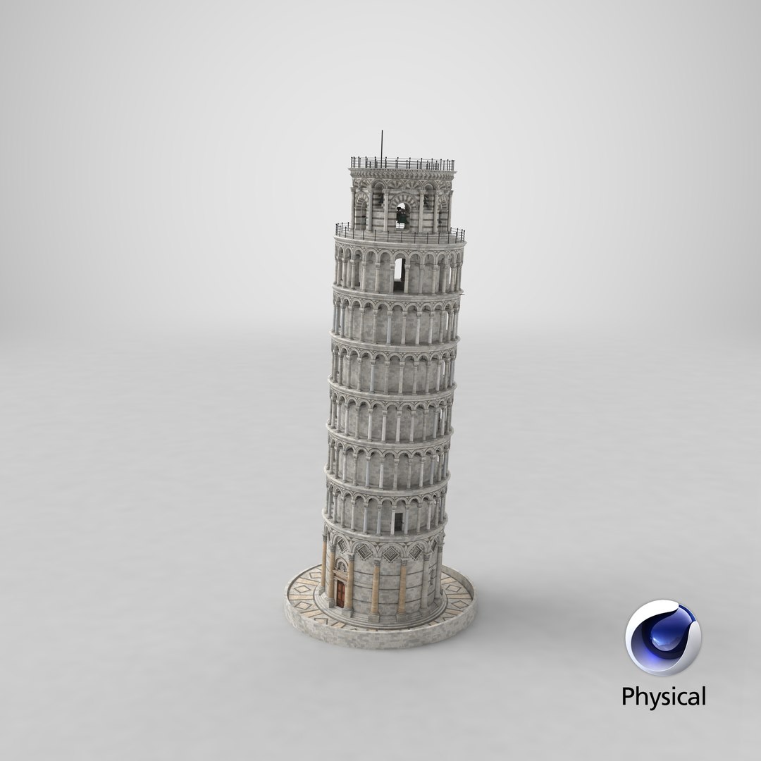 3D leaning tower pisa model https://p.turbosquid.com/ts-thumb/rm/FxNZJv/nEJ9uA37/stemcell_cinema_4d_physical_render/png/1598161174/1920x1080/fit_q87/c8cb8a127ca4572d8cb4007b90f0b21ed15d46fc/stemcell_cinema_4d_physical_render.jpg