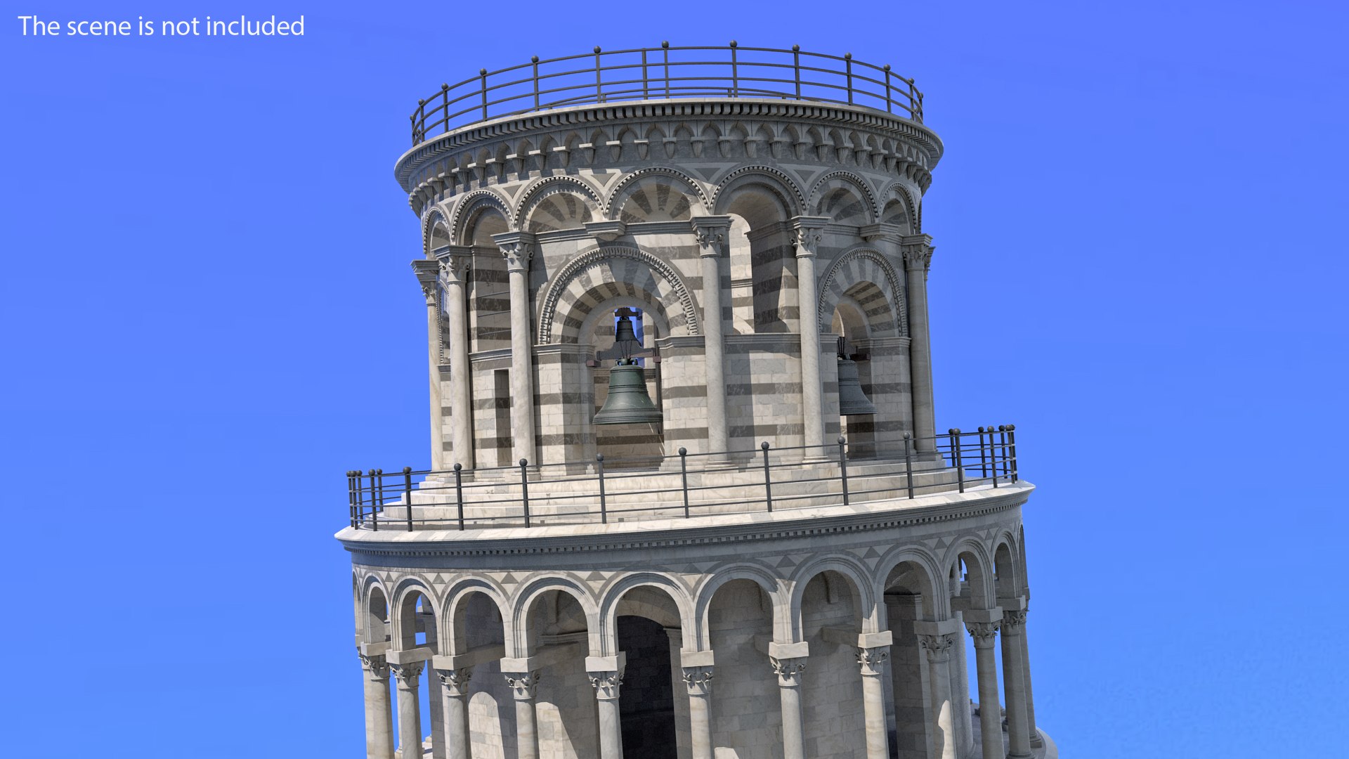 Leaning Tower of Pisa 3D model preview