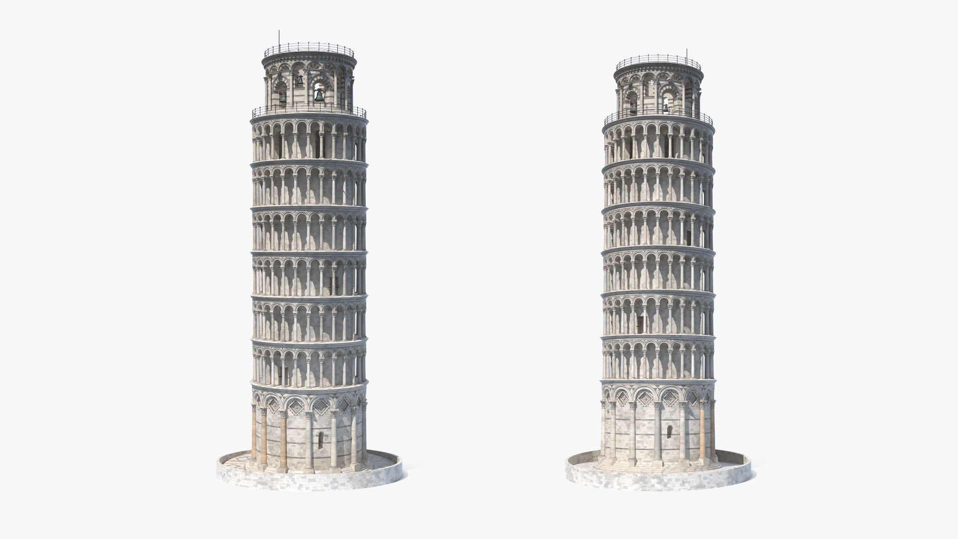 3D leaning tower pisa model https://p.turbosquid.com/ts-thumb/rm/FxNZJv/uG8lv933/leaningtowerofpisac4dmodel009/jpg/1590818237/1920x1080/fit_q87/f9c145dad1d1f5a8a8eb68e75419b1cd726ace39/leaningtowerofpisac4dmodel009.jpg