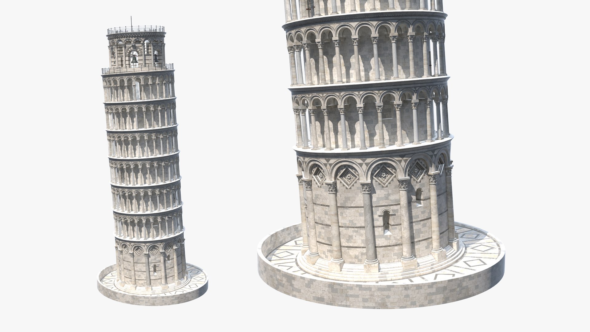 3D leaning tower pisa model https://p.turbosquid.com/ts-thumb/rm/FxNZJv/ysgq0nft/leaningtowerofpisac4dmodel011/jpg/1590818253/1920x1080/fit_q87/d5a65bd3d874b7bbee74a473b26cec9c857972cc/leaningtowerofpisac4dmodel011.jpg