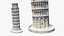 3D leaning tower pisa model