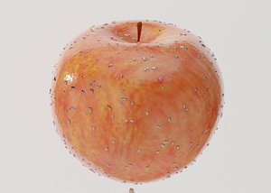 3D apple droplets