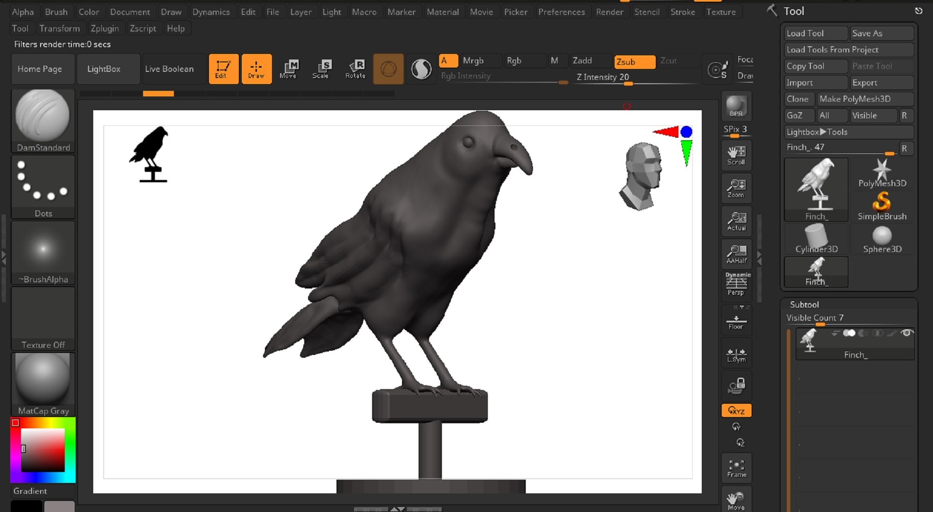 3D Finch Model - TurboSquid 1849020