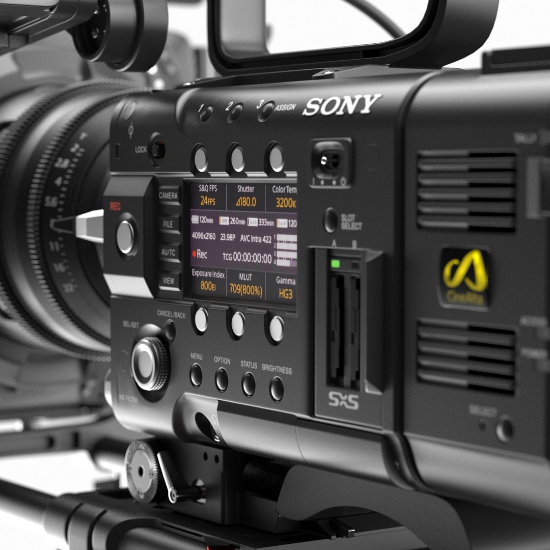 realistic sony cinealta 4k obj