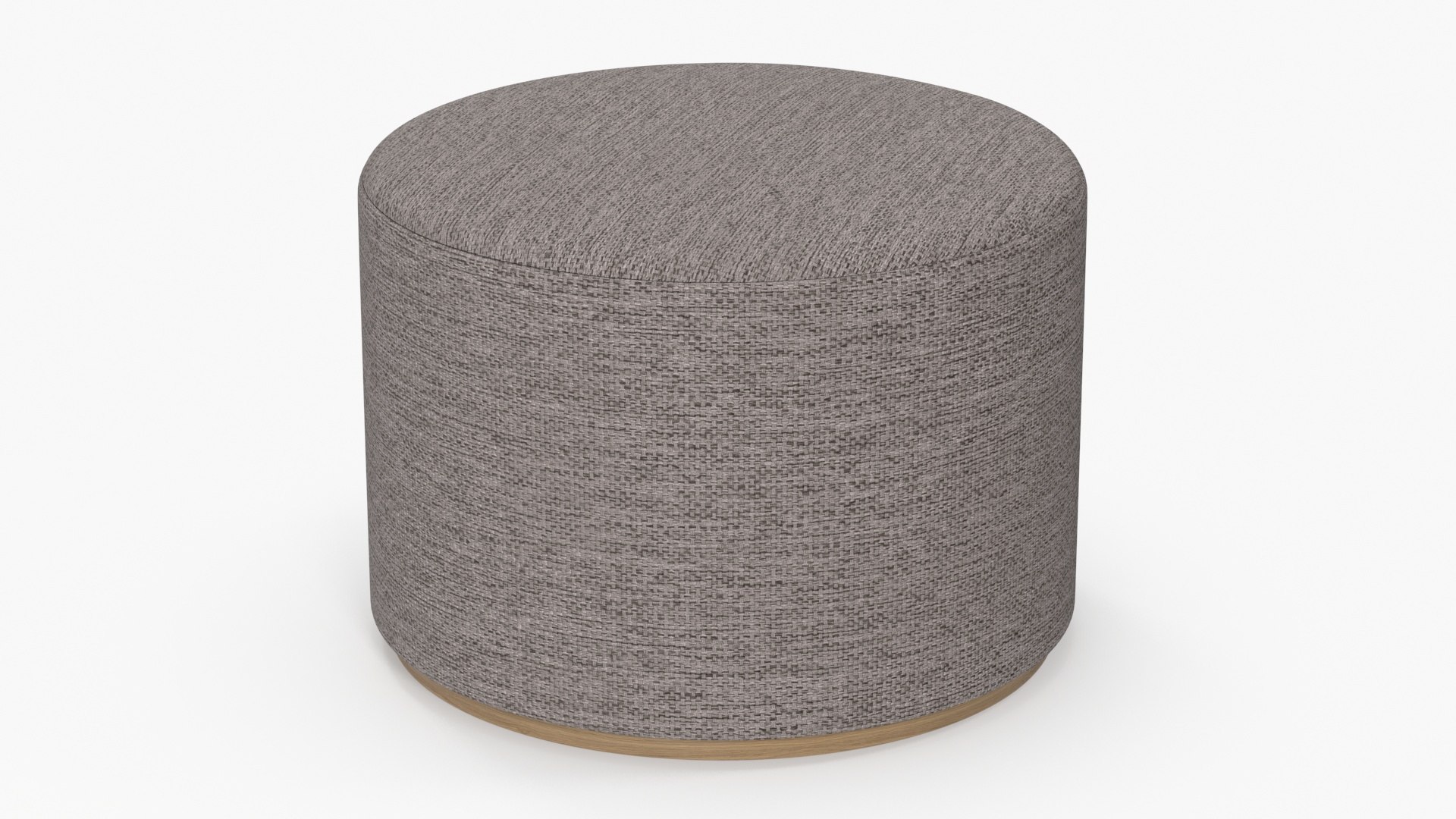 Upholstered Ottoman Footstool 3D model preview