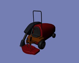 3d lawnmower football stadiums model