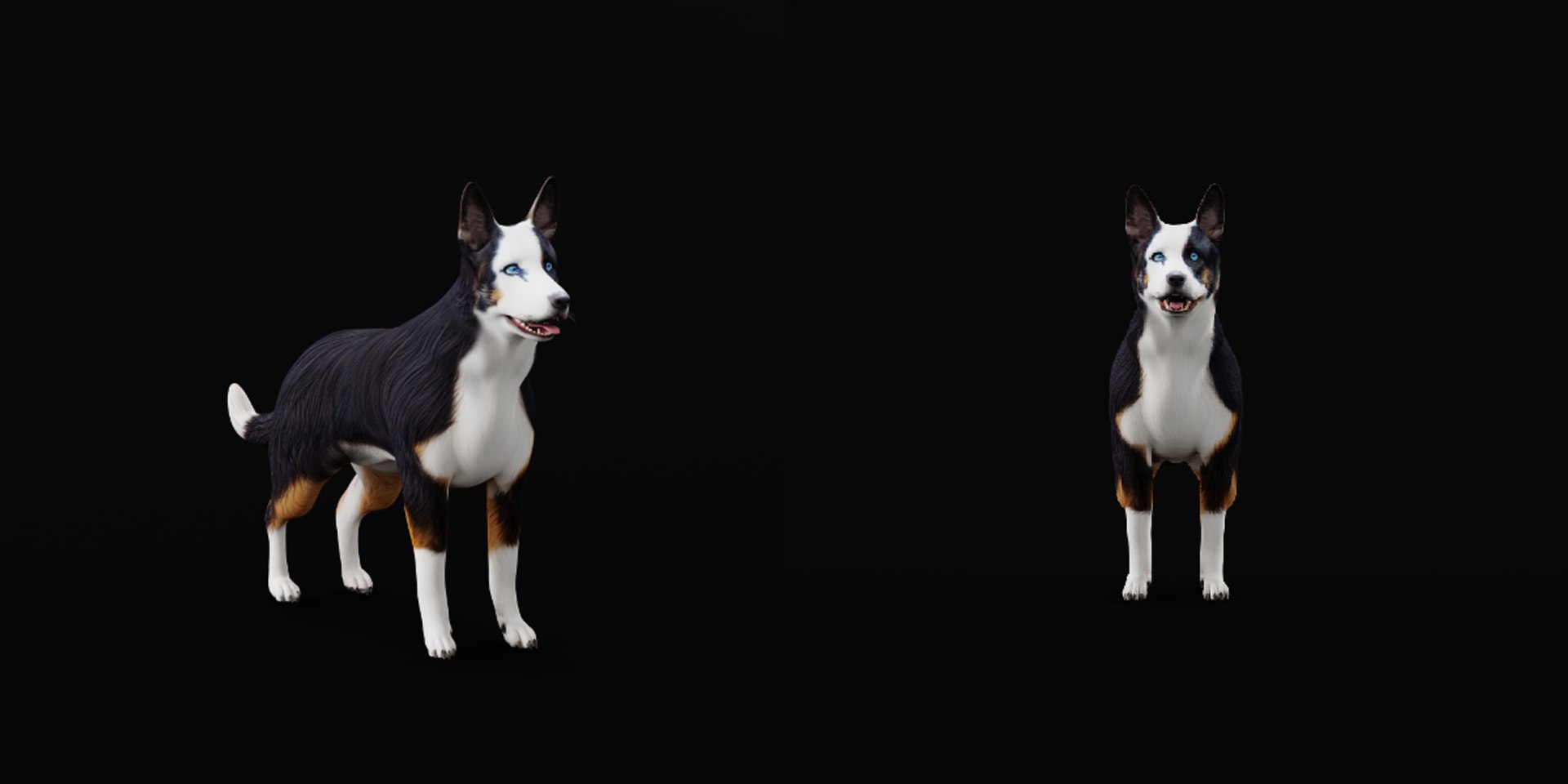 3D Panda German Shepherd Dog model https://p.turbosquid.com/ts-thumb/rm/RaWwtD/cM/panda_german_shepherd/png/1728455007/1920x1080/fit_q87/ea03eaa4461d006595ae1eb6c5ca8682649ffb8e/panda_german_shepherd.jpg