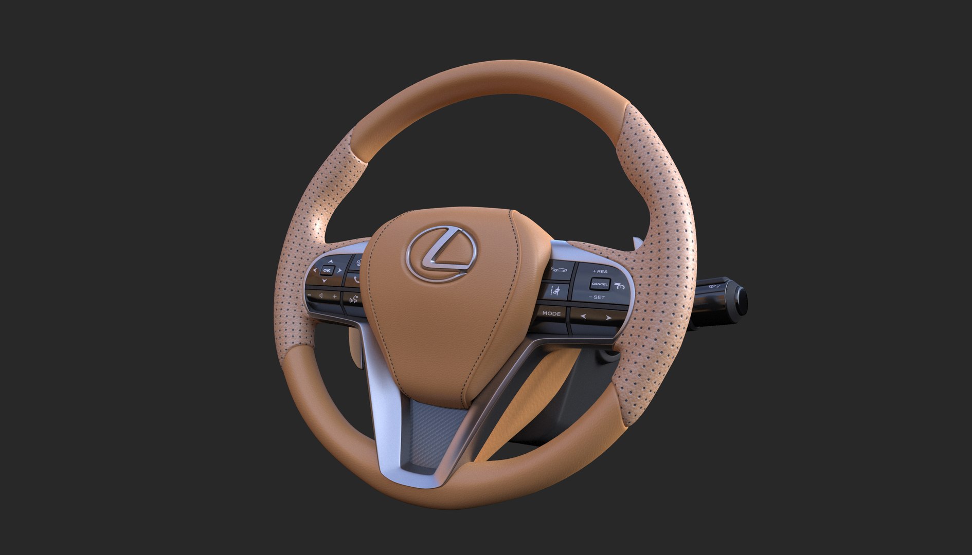 lexus steering wheel 3D model https://p.turbosquid.com/ts-thumb/rm/TUDYro/Xksewq5X/3/jpg/1536273687/1920x1080/fit_q87/6fdb480285af877078d2c2f0e71cd54593220010/3.jpg