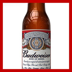 Budweiser Beer Bottle