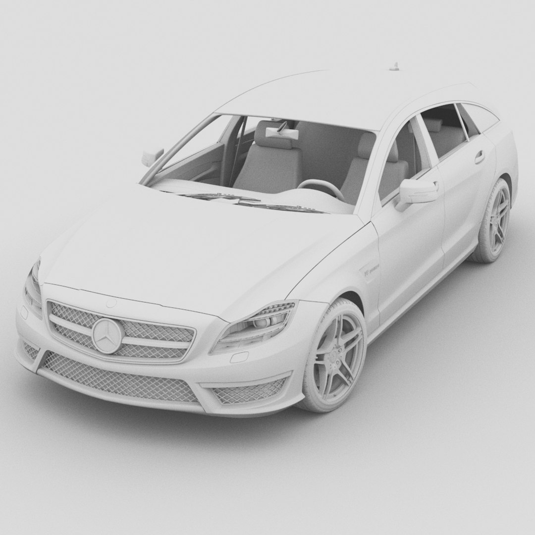 3d Mercedes-benz Amg Cls63 Shooting