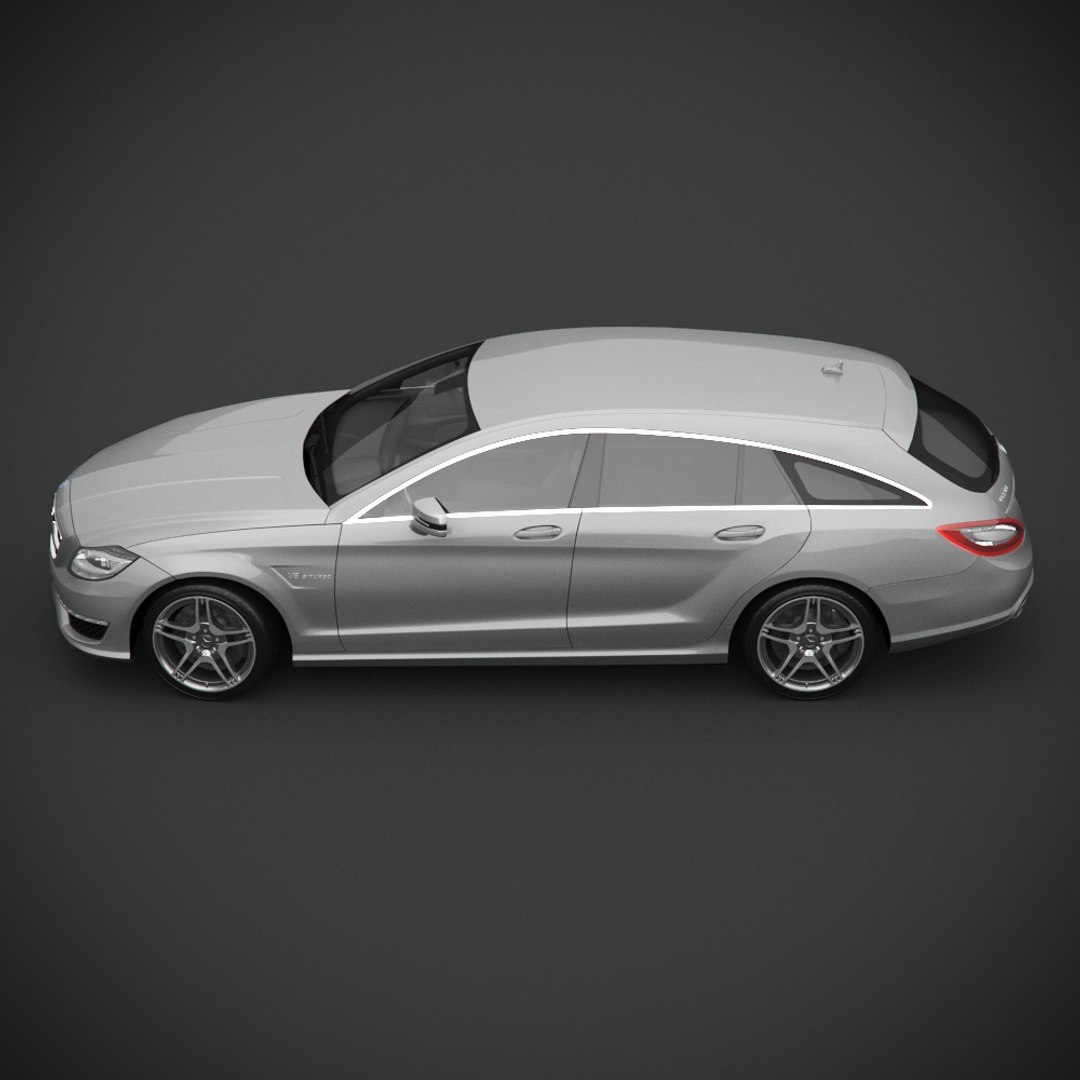 3d Mercedes-benz Amg Cls63 Shooting