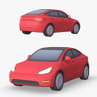 Stylized Tesla  Y