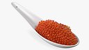Spoon with Red Caviar