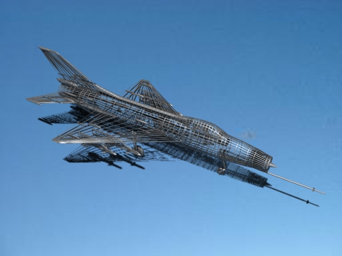 3d Mig-21 Fishbed Jet Fighter