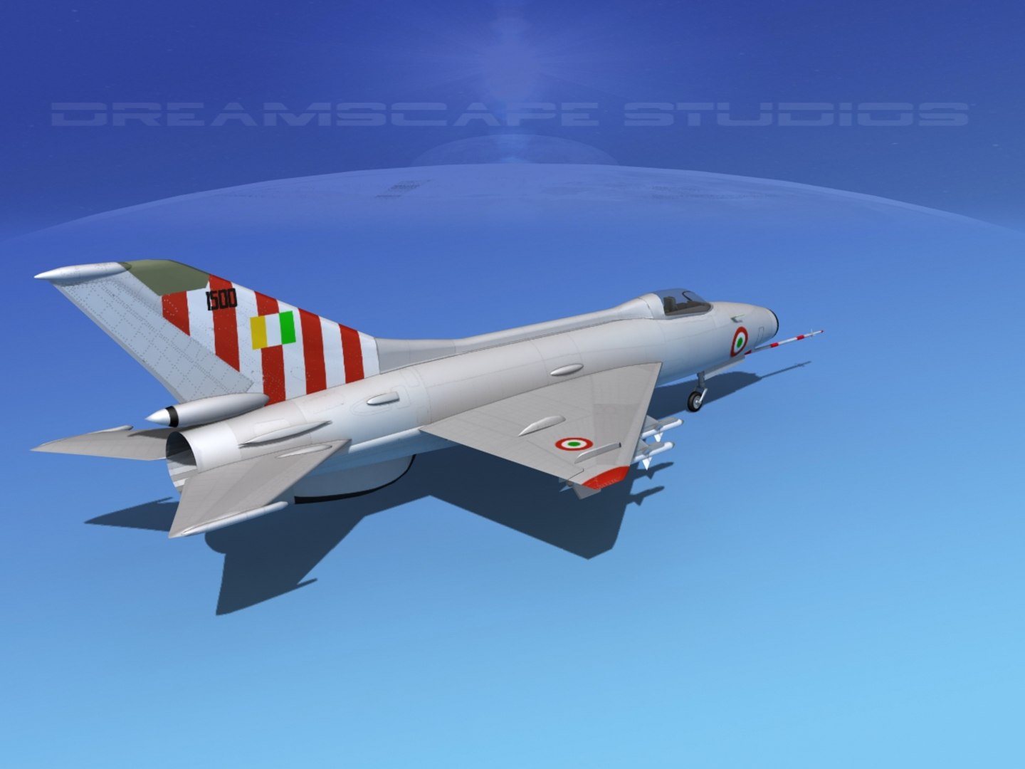3d Mig-21 Fishbed Jet Fighter