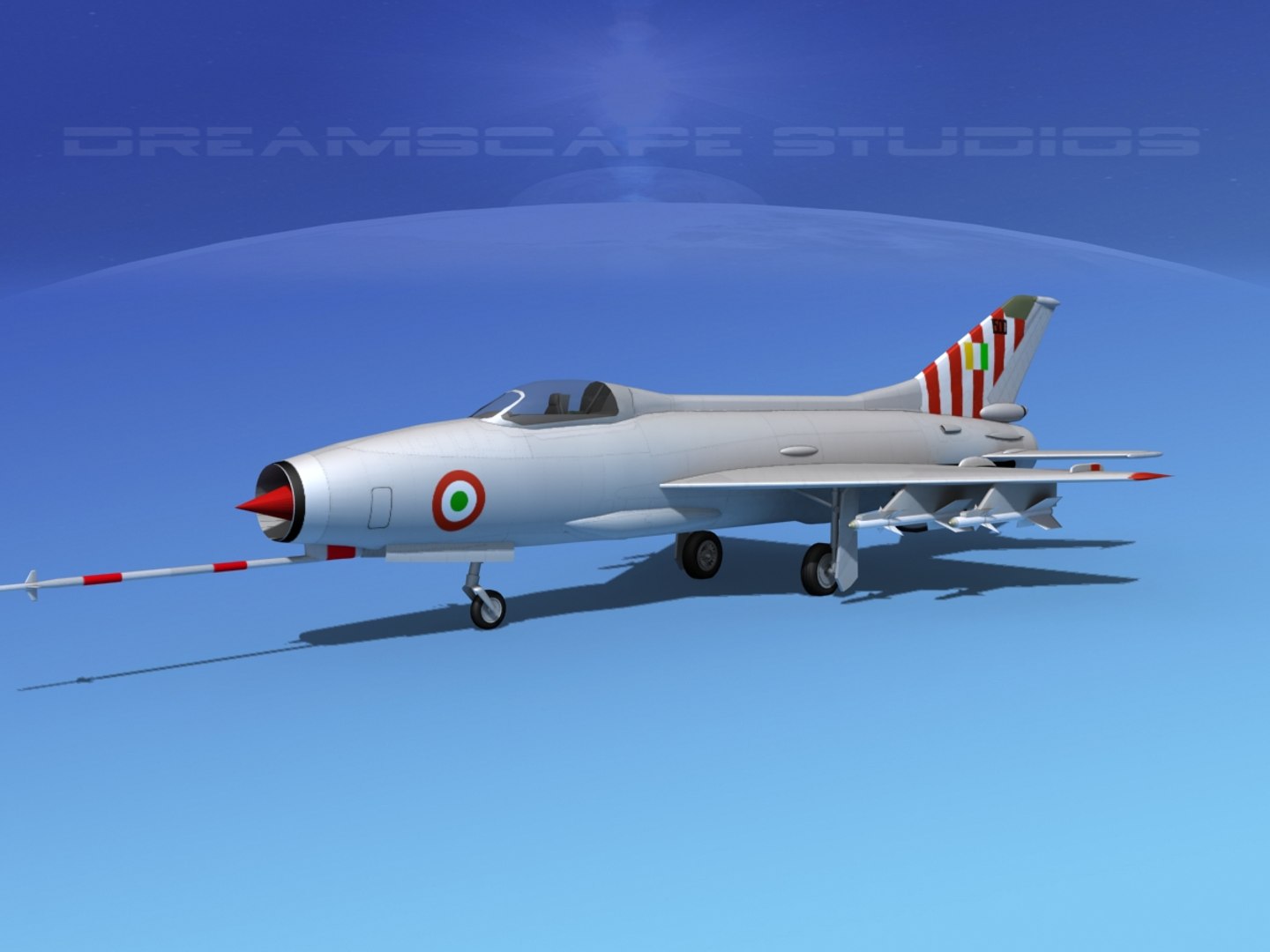 3d Mig-21 Fishbed Jet Fighter