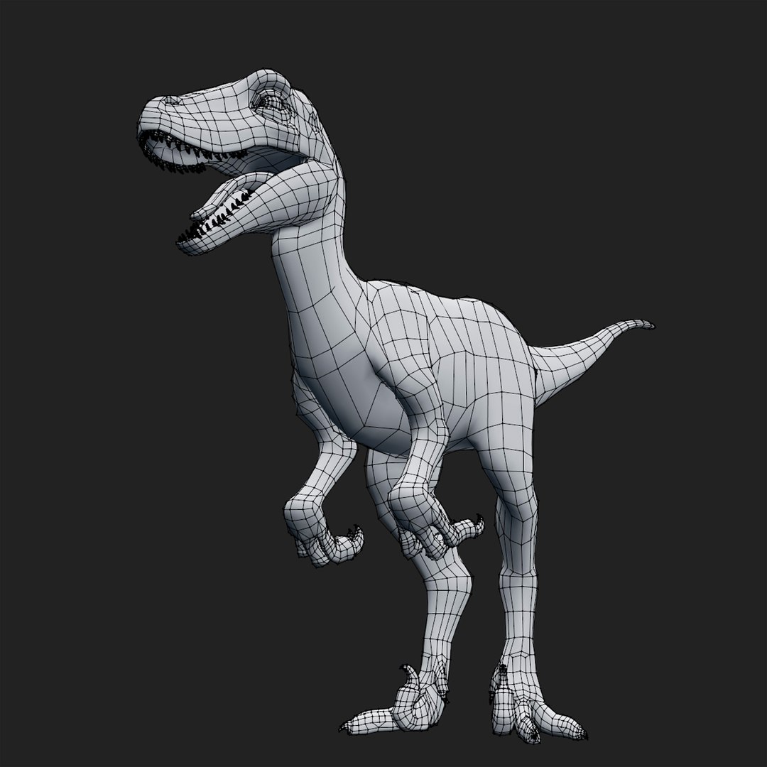 Free Raptor Dinosaur Model - TurboSquid 1538088