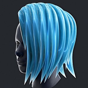 3D hair icy