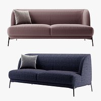 Velvet sofa Novamobil