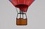 3D hot air balloon set