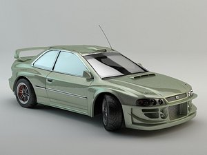 subaru impreza 3d model