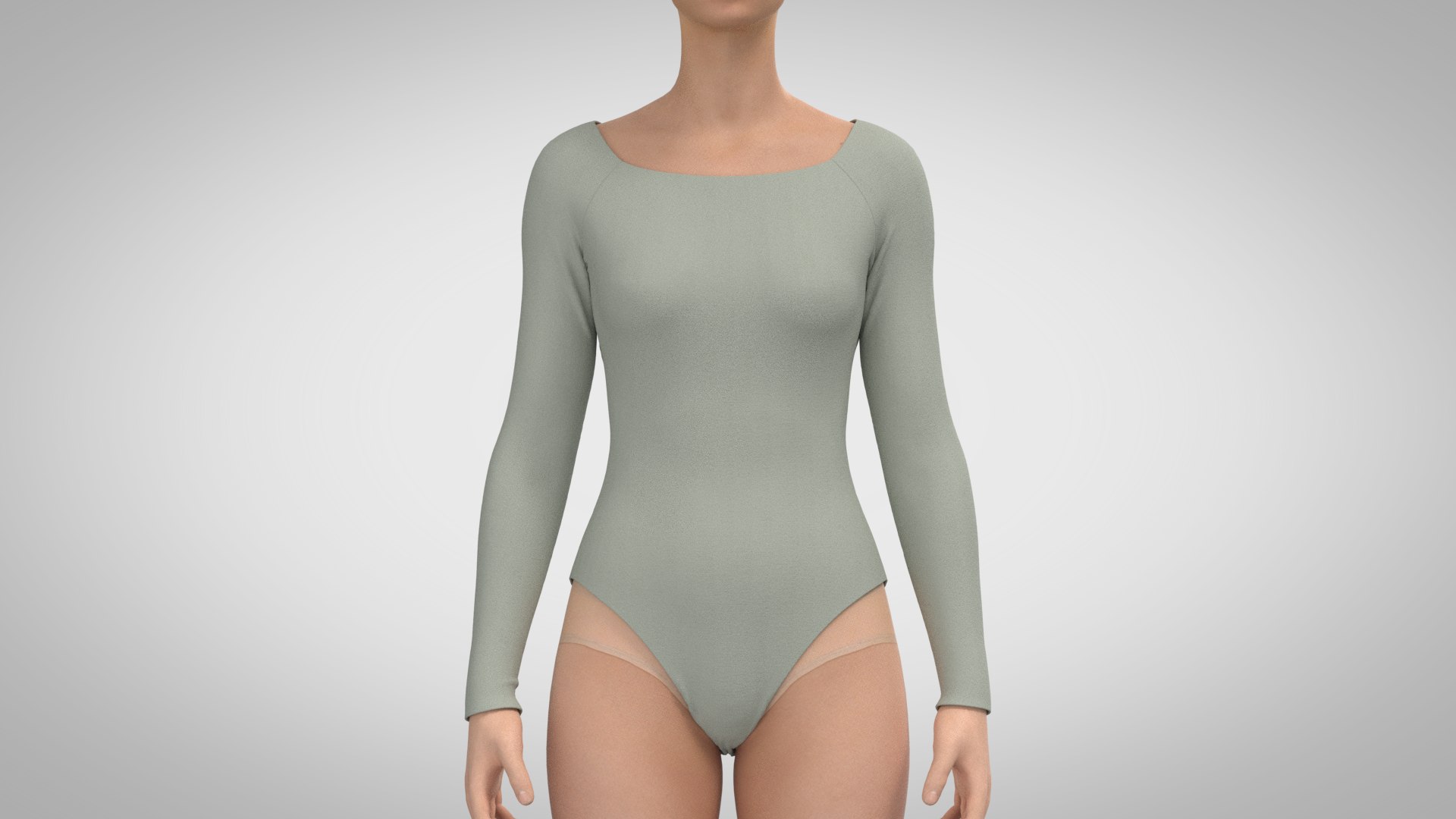 Custom Inked Raglan Leotard 3/4 Sleeves main image 0