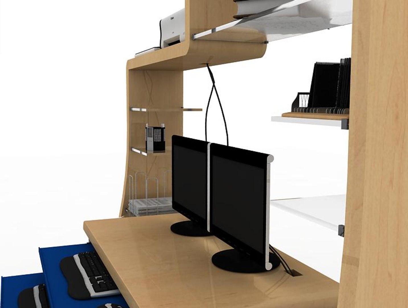 Computer Trolly 3d Max