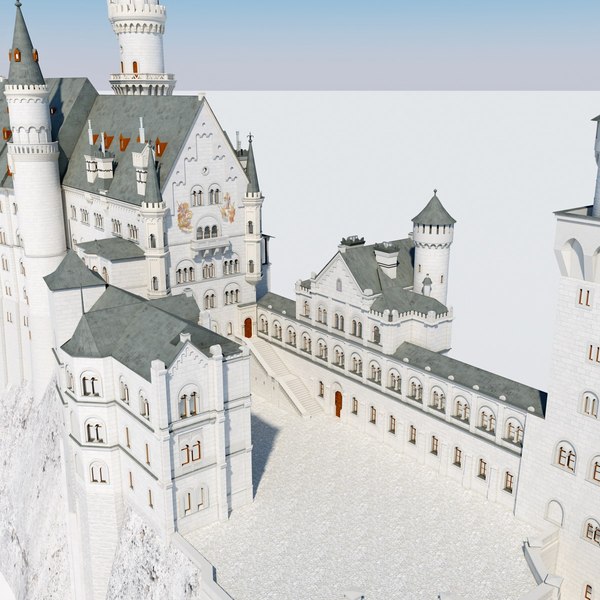 3dsmax neuschwanstein castle 2