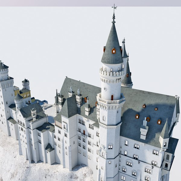 3dsmax Neuschwanstein Castle 2