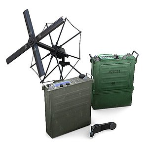 war american radios 3d max
