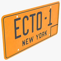 ECTO-1 Car License Plate New York