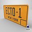 ECTO-1 Car License Plate New York