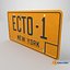 ECTO-1 Car License Plate New York