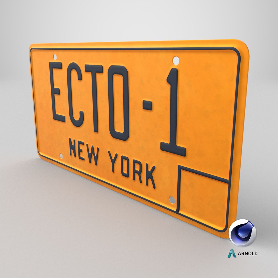 ECTO-1 Car License Plate New York 3D https://p.turbosquid.com/ts-thumb/rm/qRpIAi/q9/stemcell_cinema_4d_arnold_render/png/1777990982/1920x1080/fit_q87/db0f241ac45da702e8358d9080321ab3da459c73/stemcell_cinema_4d_arnold_render.jpg